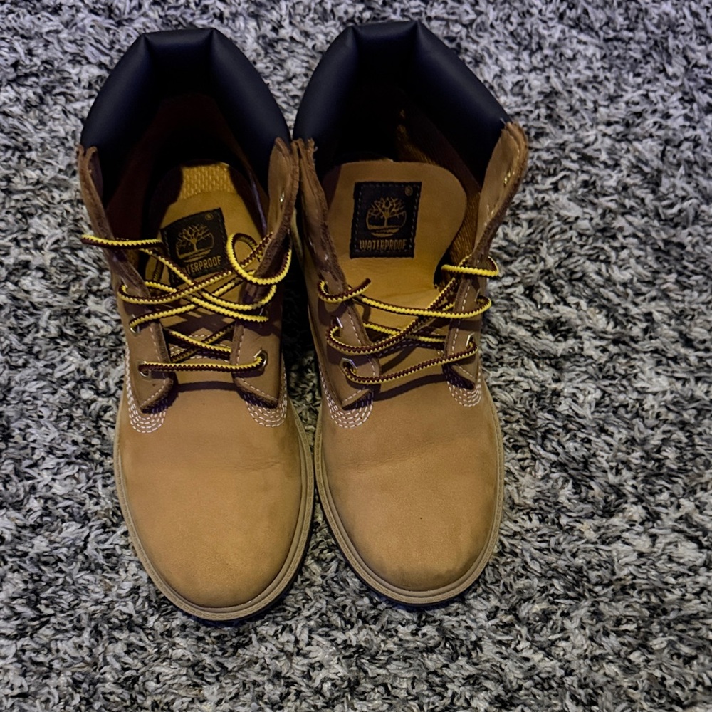 Timberland Kids Brown Lace-Up Boots